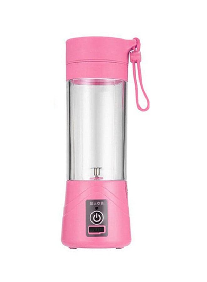 Electric Blender And Portable Juicer Pink 380ml