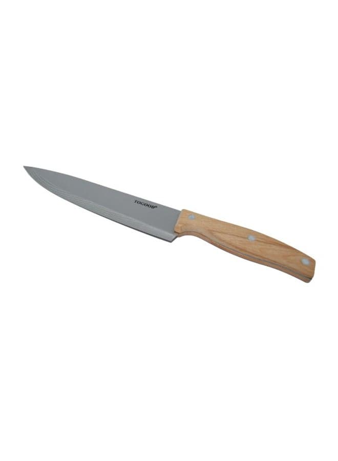 Multi-Utility Knife Silver/Brown 8inch