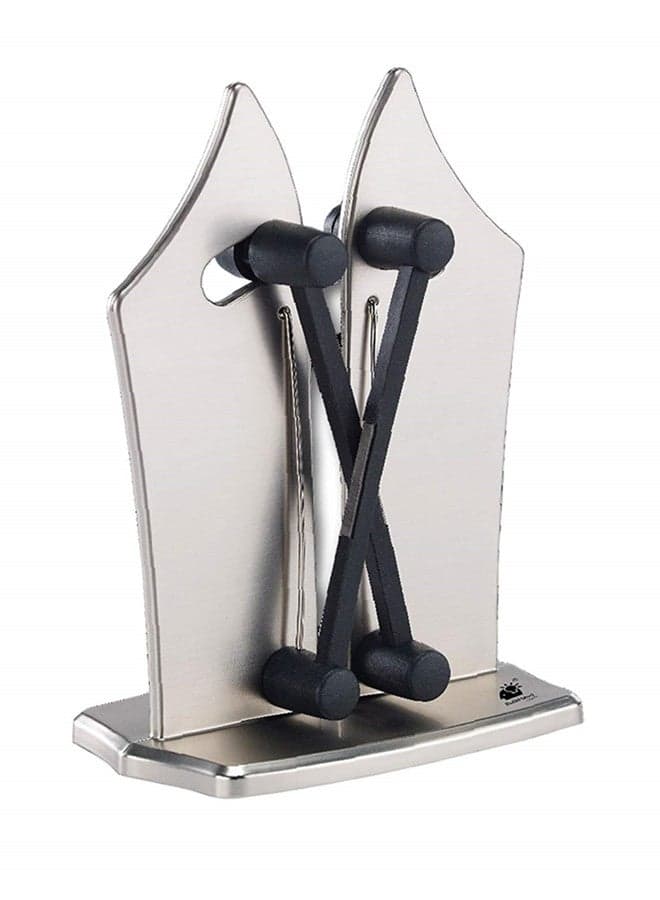 Edge Knife Sharpener Silver/Black 7.5x12x16cm