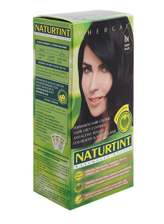 Permanent Hair Color 1N Ebony Black 165ml