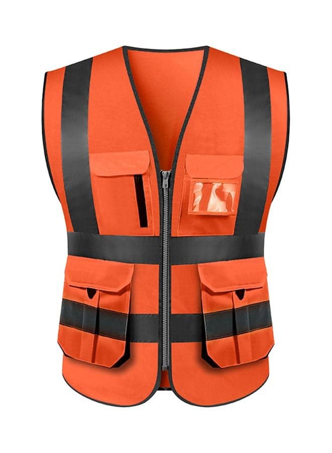 Safety Vest Orange/Grey