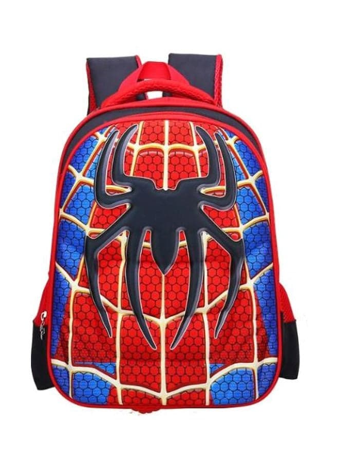 Polyurethane Spider Man Designed Backpack Red/Black/Blue