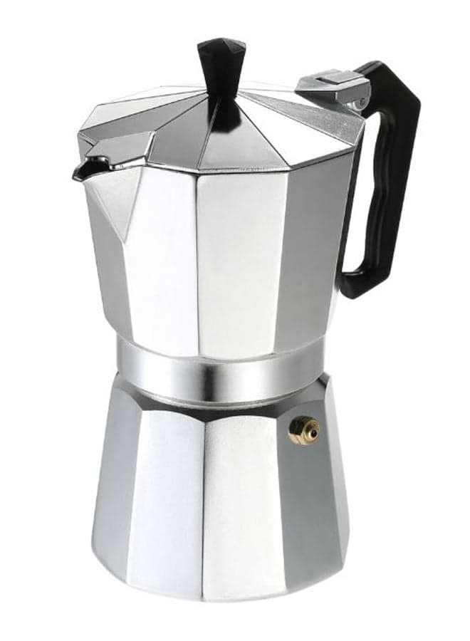 Espresso Percolator Coffee Maker Silver/Black
