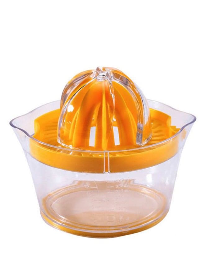 Manual Lemon Juicer Orange/Clear 15 x 15cm