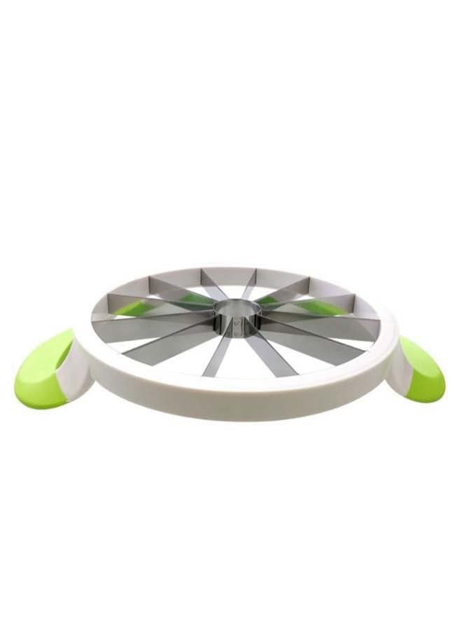 Watermelon Cutting Slicer White/Green/Silver 32cm