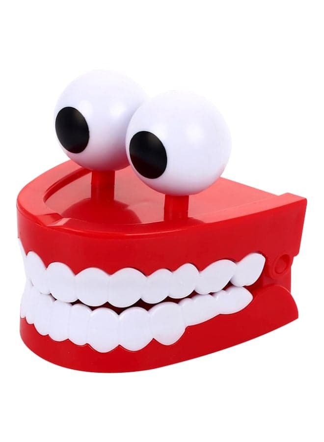Clockwork Glowing Teeth Wind-Up Toy