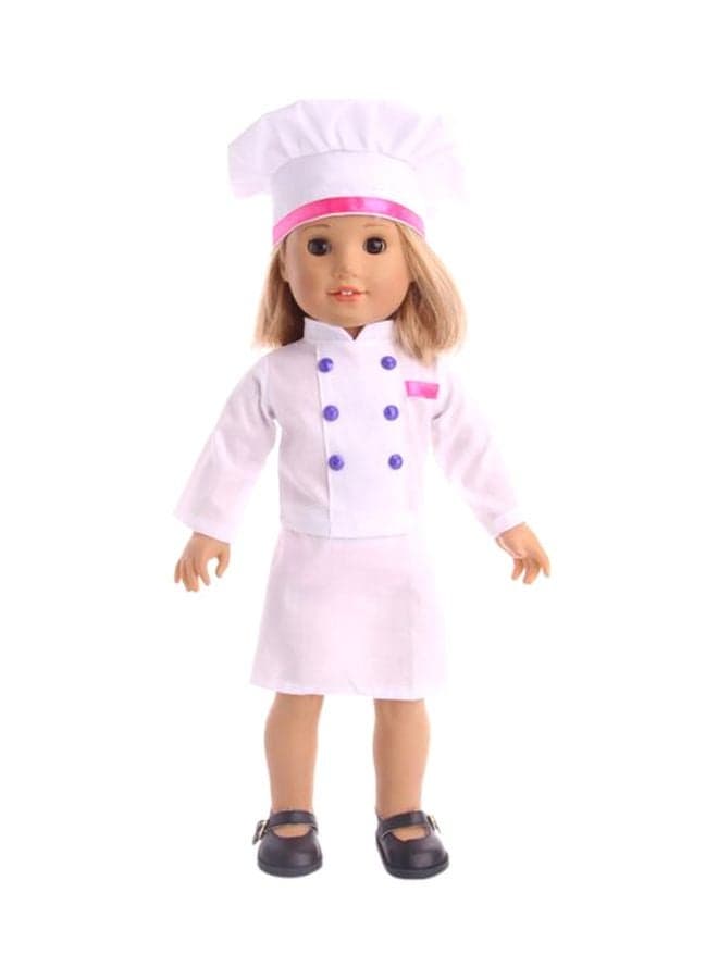 American Doll Chef Costume WF-951C