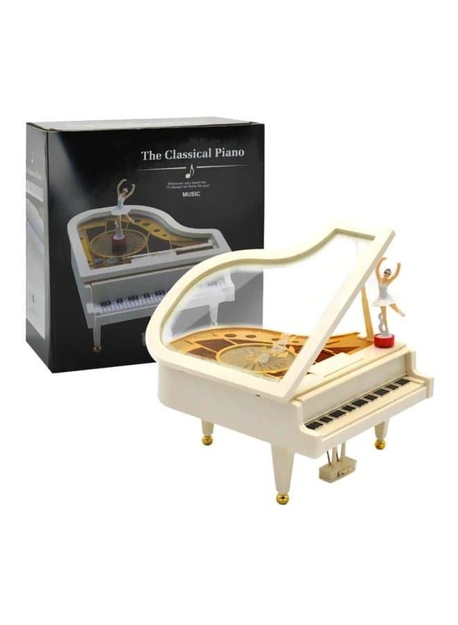 Classical Piano Music Box Wtih Dancer Clockwork