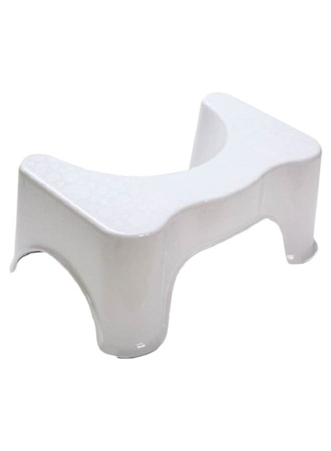 U-Shaped Squatting Toilet Stool White