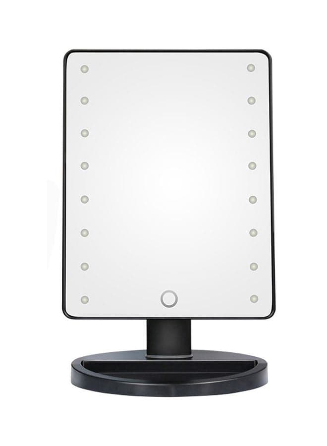 16 Led Lights Makeup Mirror Black