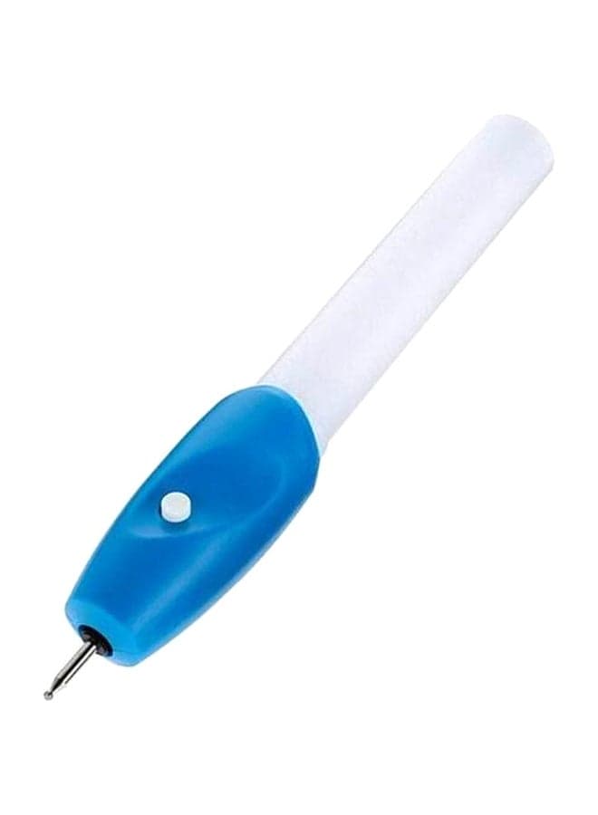 Electric Engraving Pen Blue/White