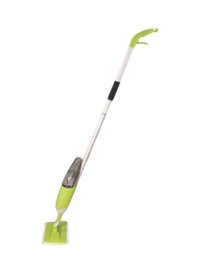 Handheld Microfiber Cleaning Spray Mop Green/Silver
