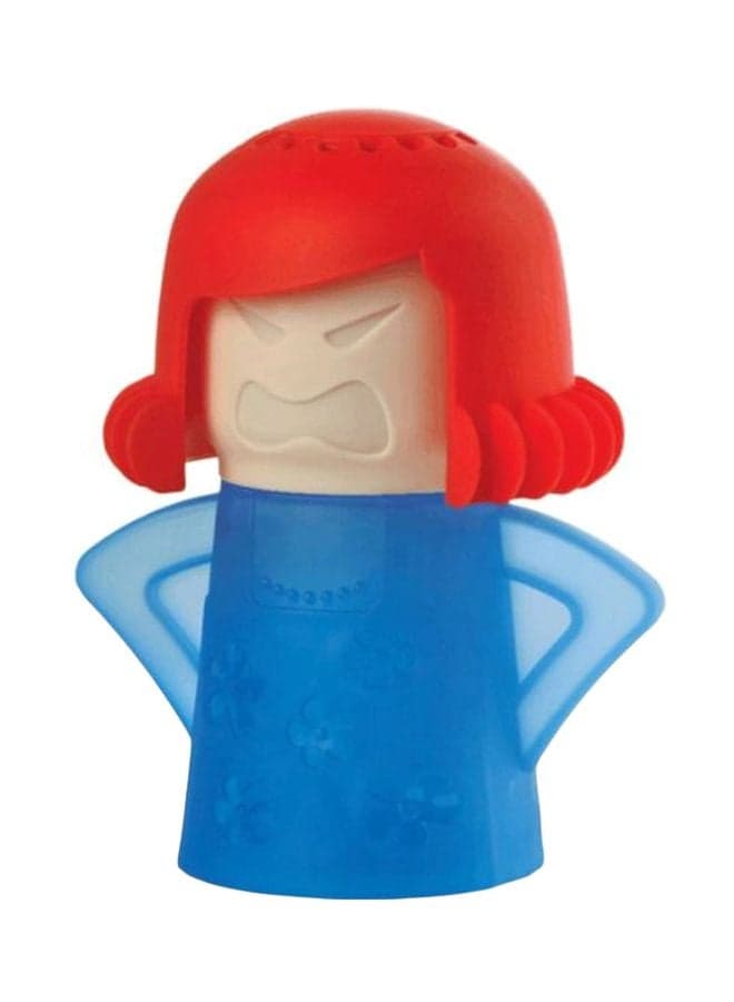 Angry Mama Steamer Microwave Oven Cleaner Blue/Red/Beige