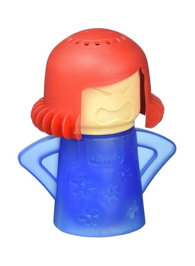 Angry-Mama Microwave Oven Steam Cleaner Blue/Beige/Red