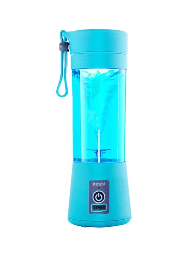Portable USB Charging Juicer 380 ml JC0004 Blue/Clear