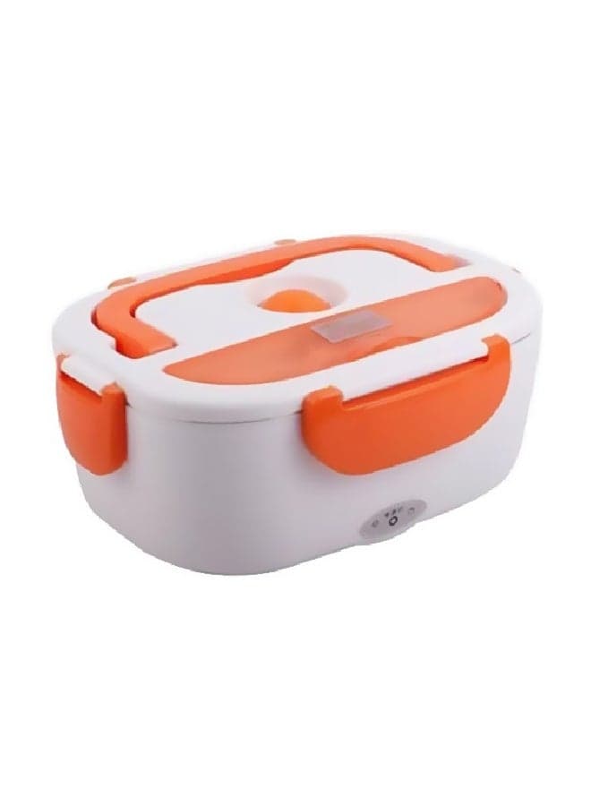 Electric Lunch Box White/orange 22x15x10cm