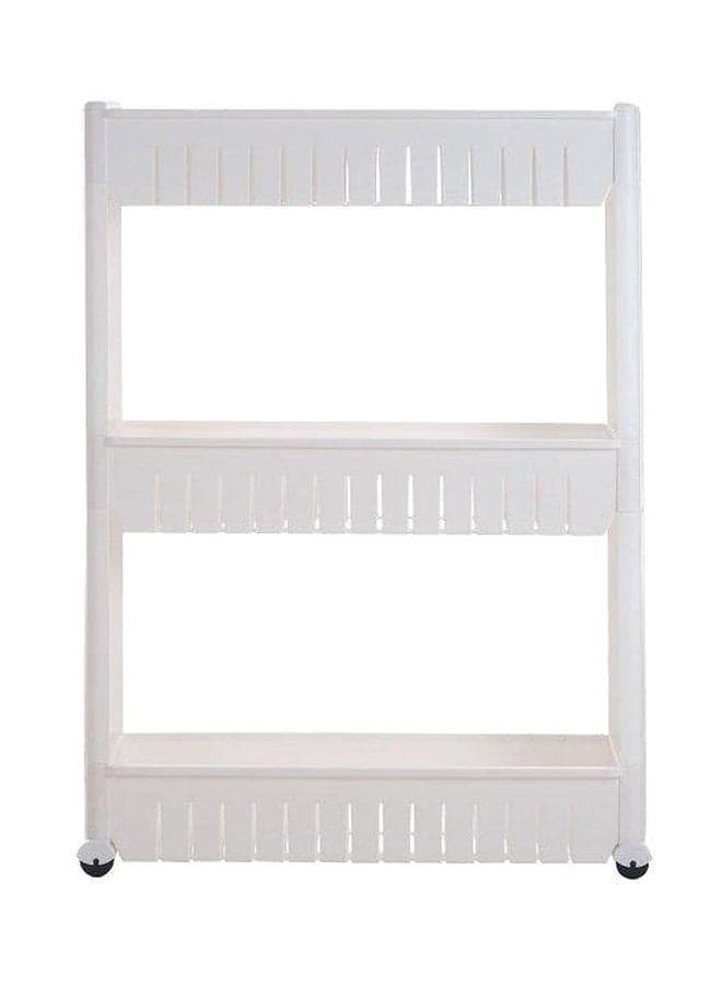 3-Tier Rack Organizer White 78x54cm