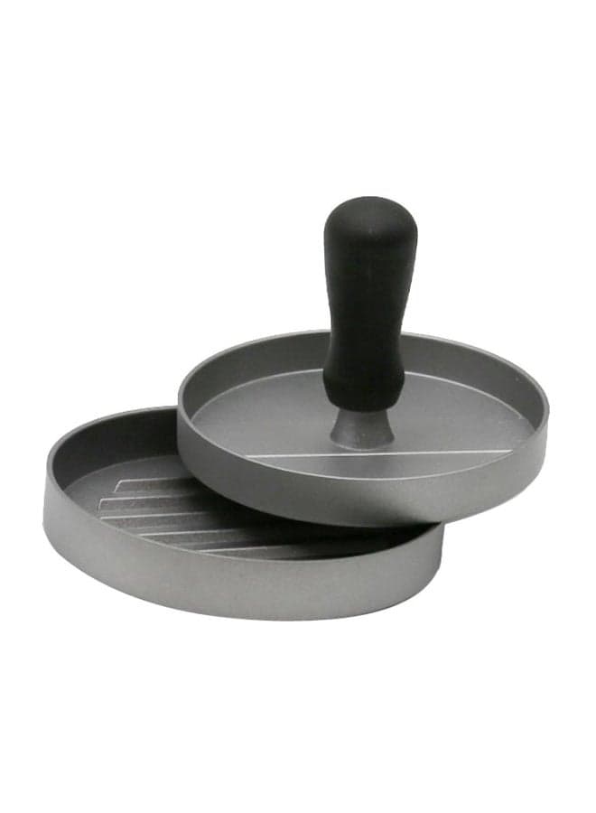 Burger Manual Press Patties Maker Silver/Black
