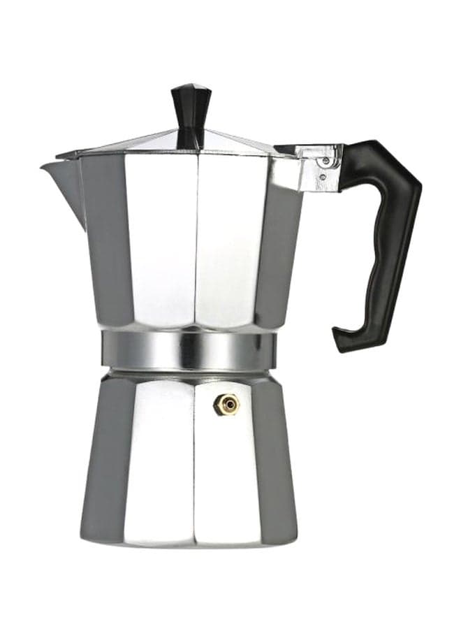 Espresso Percolator Coffee Maker Silver/Black
