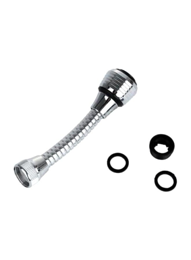 Flexible Faucet Sprayer Silver