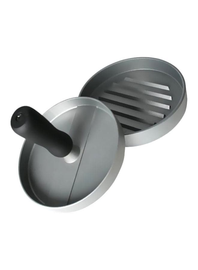 Hamburger Meat Presser Silver/Black