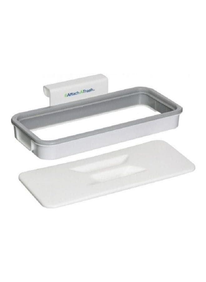 Hanging Trash Bag Holder White