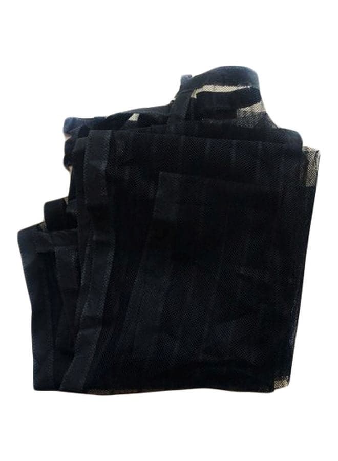 Full Frame Magnetic Mosquito Repellent Door Curtain Black 100x210cm