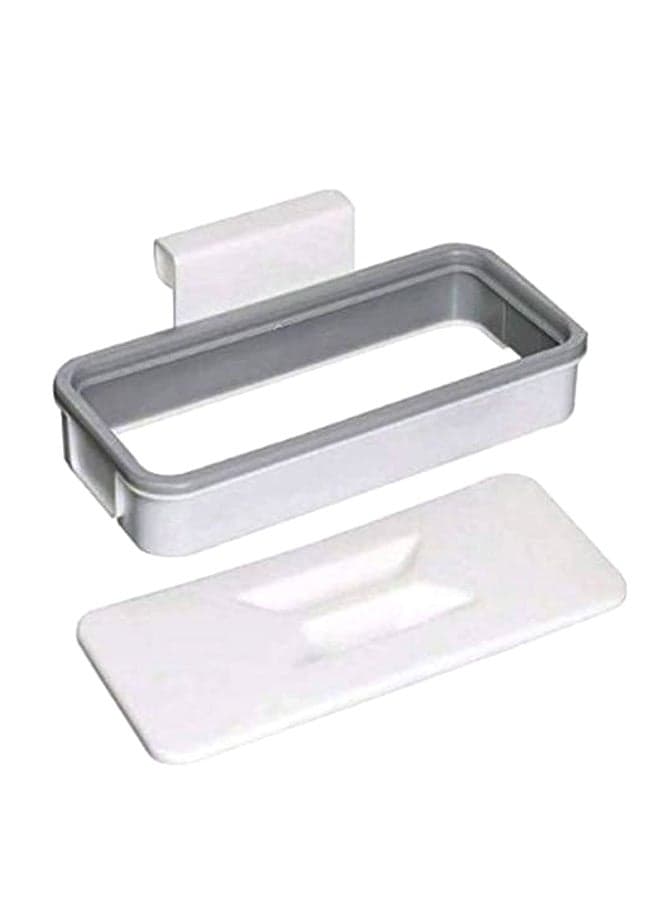 Hanging Garbage Trash Bag White/Grey 24.3x10.2x3cm