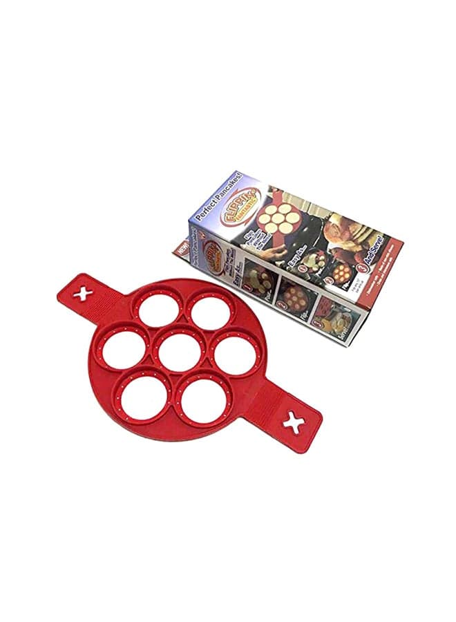 Pancake Biscuit Craft DIY Cake Making Mould Red 1cm
