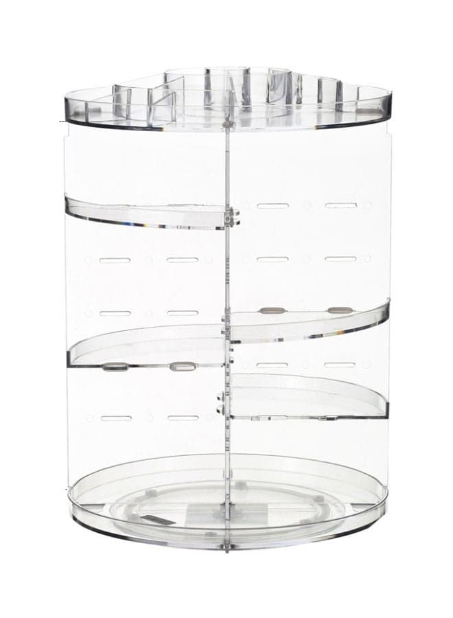 Rotating Makeup Organizer Clear