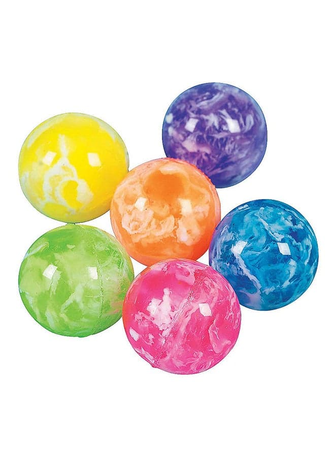 48-Piece Mini Swirl Bouncing Balls Set