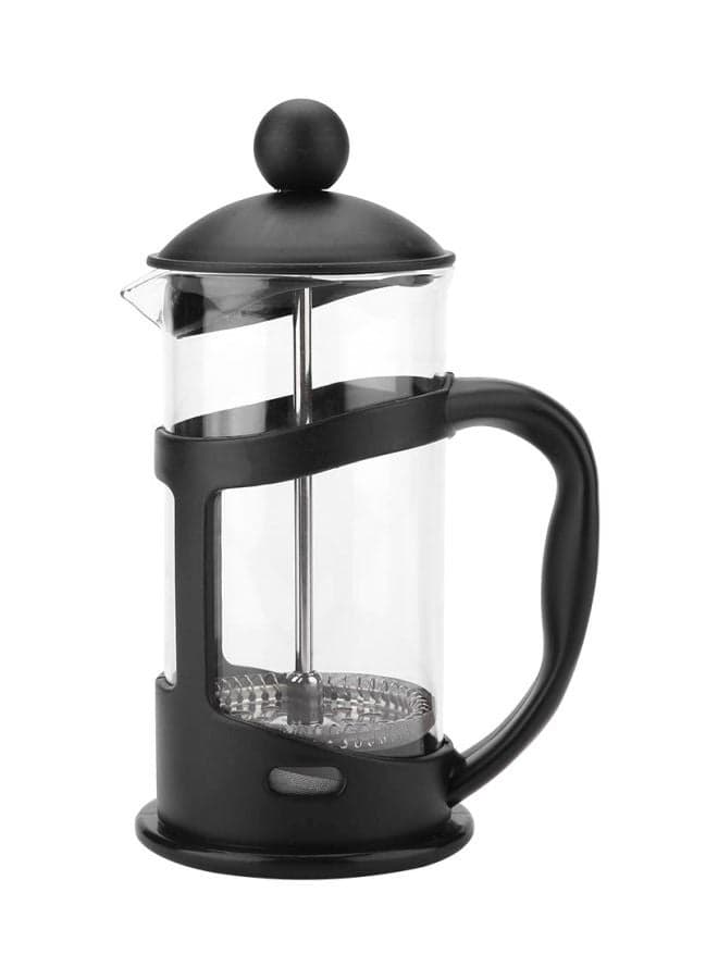 Portable French Press Coffee Maker Black/Clear 1000ml