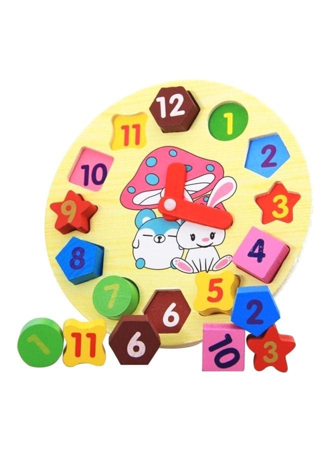 13-Piece Digital Geometry Clock Early Learning Toy Set T2FZ2V2P