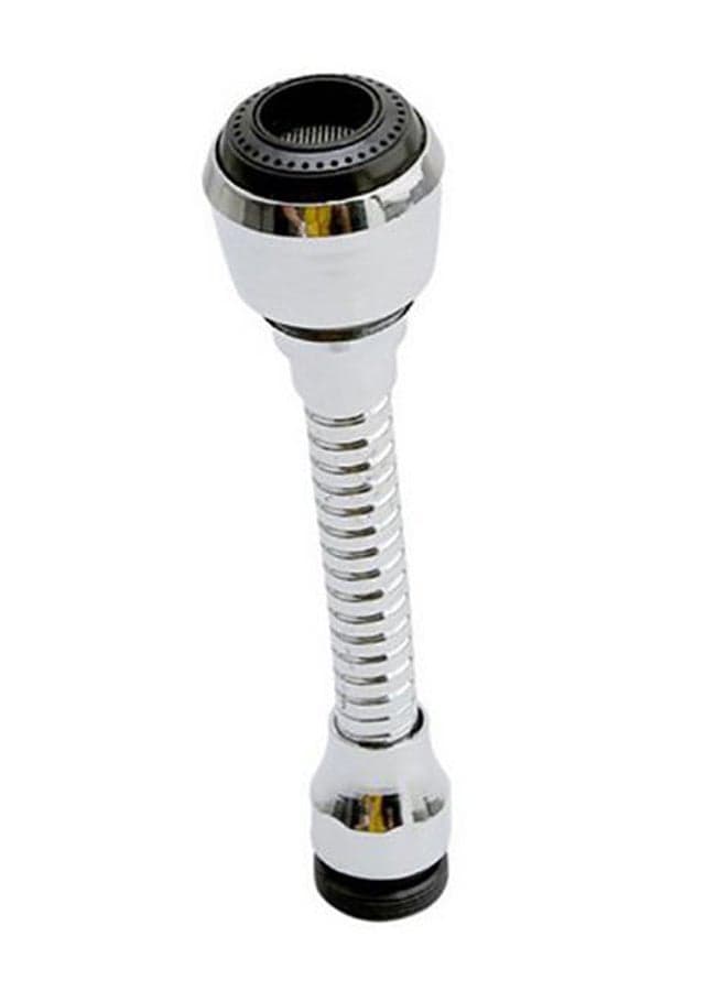 Flexible Turbo Faucet Sprayer Silver