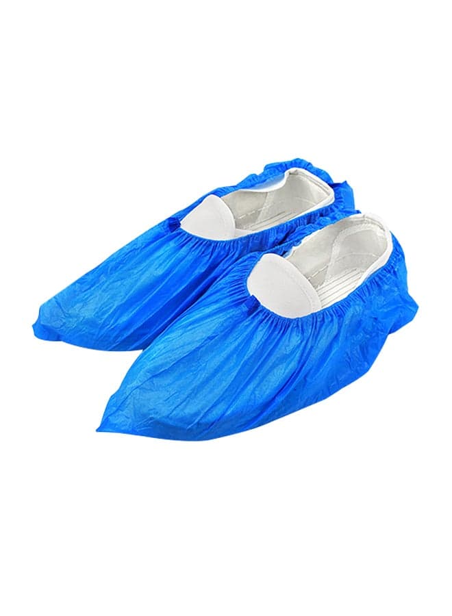 100-Piece Anti-Slip Disposable Shoe Cover Dark Blue