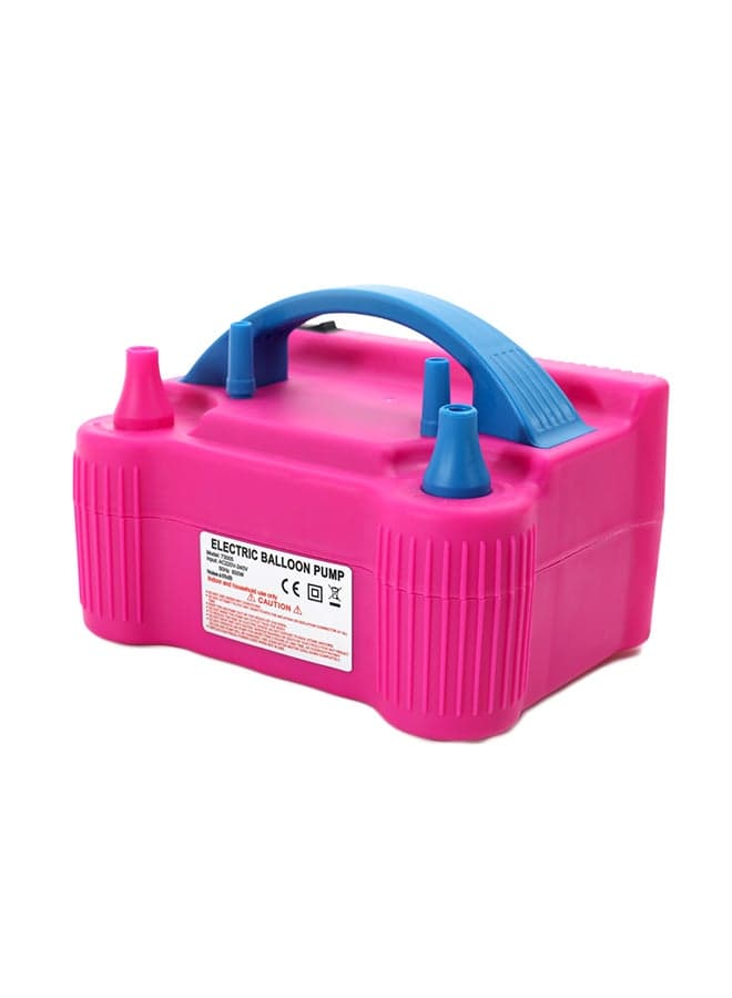 600 W Electric High Power Two Nozzle Air Blower Pink/Blue
