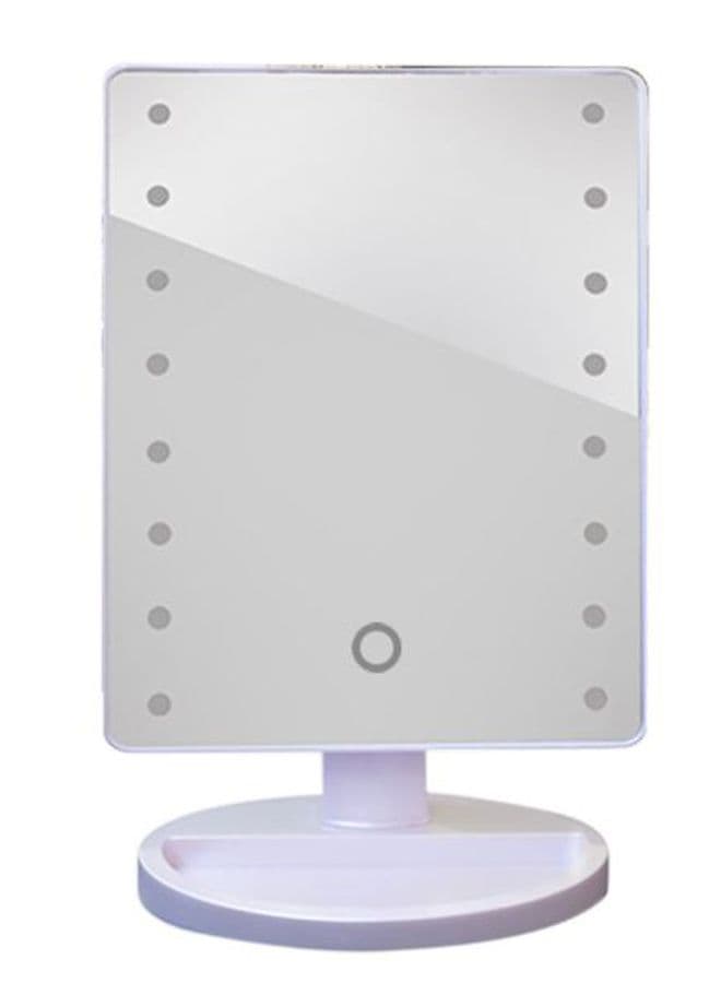 Rotatable Light Make-Up Mirror White