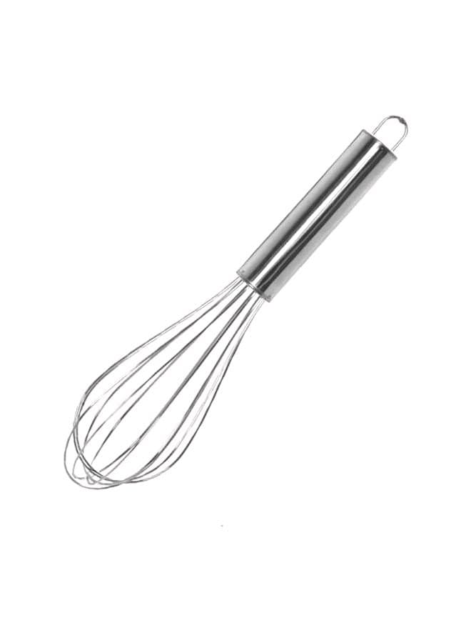 Stainless Steel Egg Beater Silver