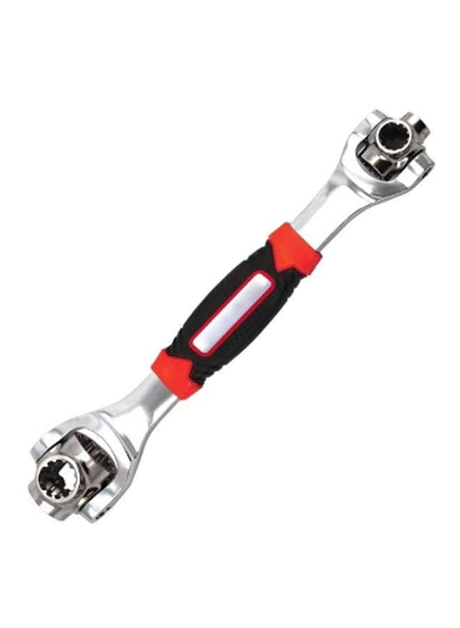 48 In 1 Universal Wrench Silver/Red 25x5cm
