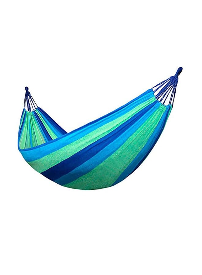 Double Canvas Hammock Swing Blue