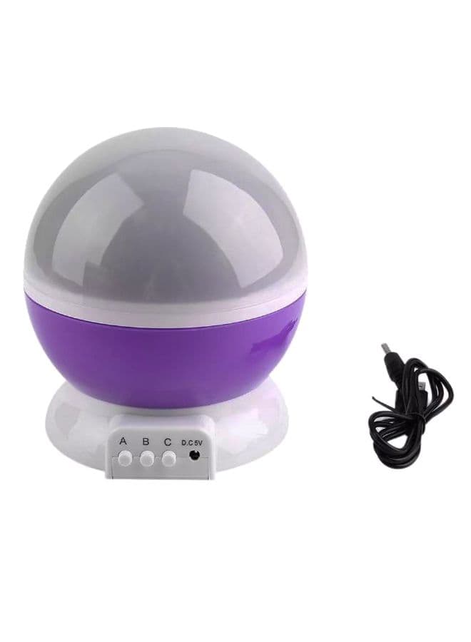 Sky Rotating Projector Starry Night LED Light Purple/White/Black