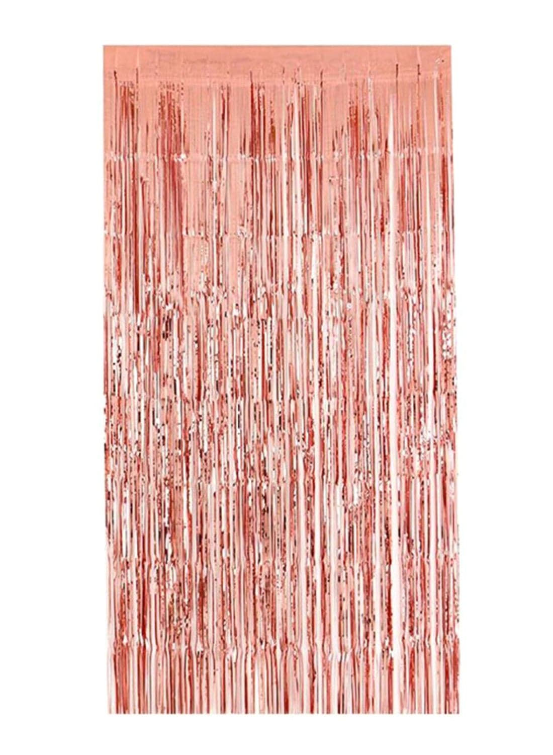 Foil Fringe Curtains Photo Tapestry Rose Gold 99.9 x 100cm