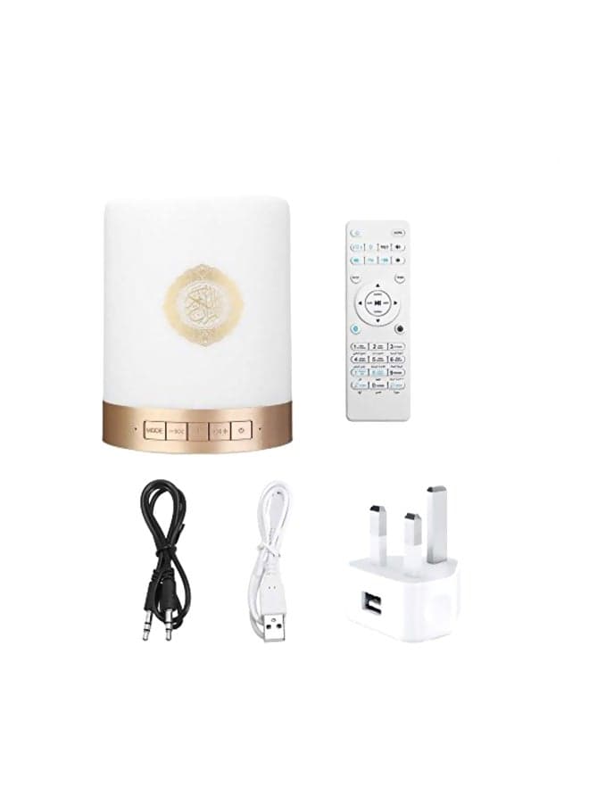 Bluetooth Lamp Speaker White/Gold
