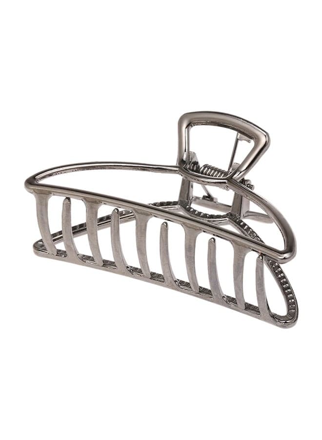 Hair Claw Clips Silver 7.7x2.5x4centimeter