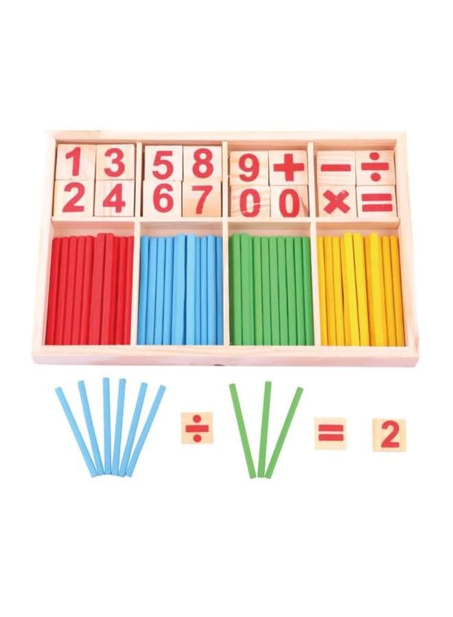 Wooden Mathematical Stick Counting Learning Toy