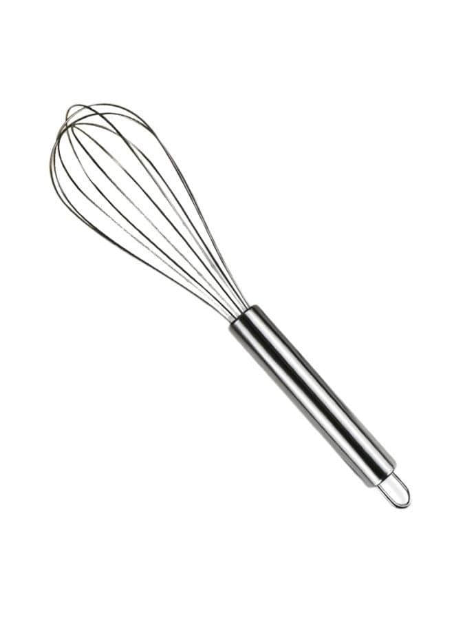 Stainless Steel Egg Beater Silver