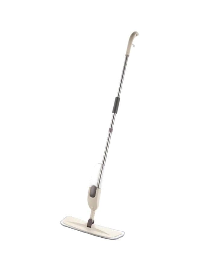 Spray Mop With Microfiber Cleaning Cloth Khaki/Silver/Black 124x40x13cm
