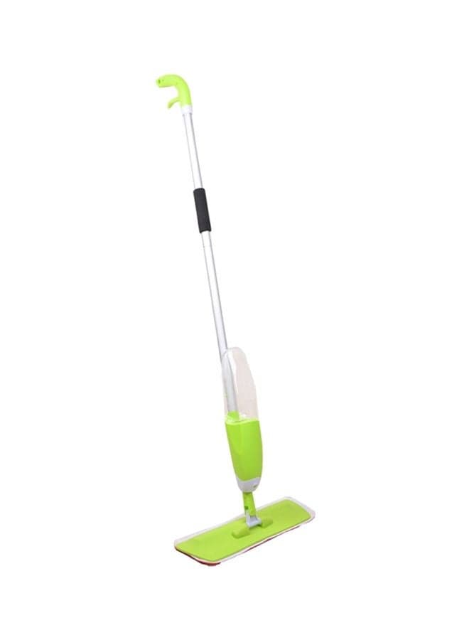 Spray Mop With Microfiber Cleaning Cloth Green 125x40x15cm