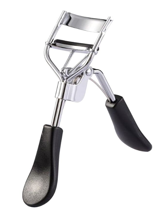 Portable Eye Lash Curler Silver/Black