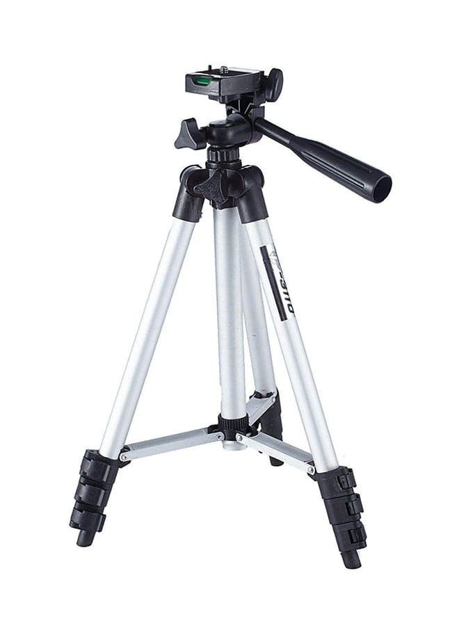 Portable Monopod Tripod With Carry Bag Silver/Black